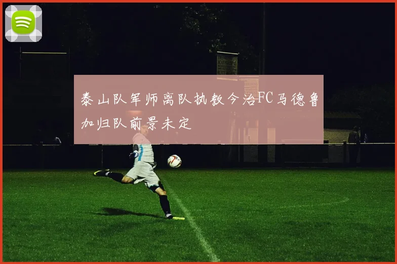 泰山队军师离队执教今治FC马德鲁加归队前景未定